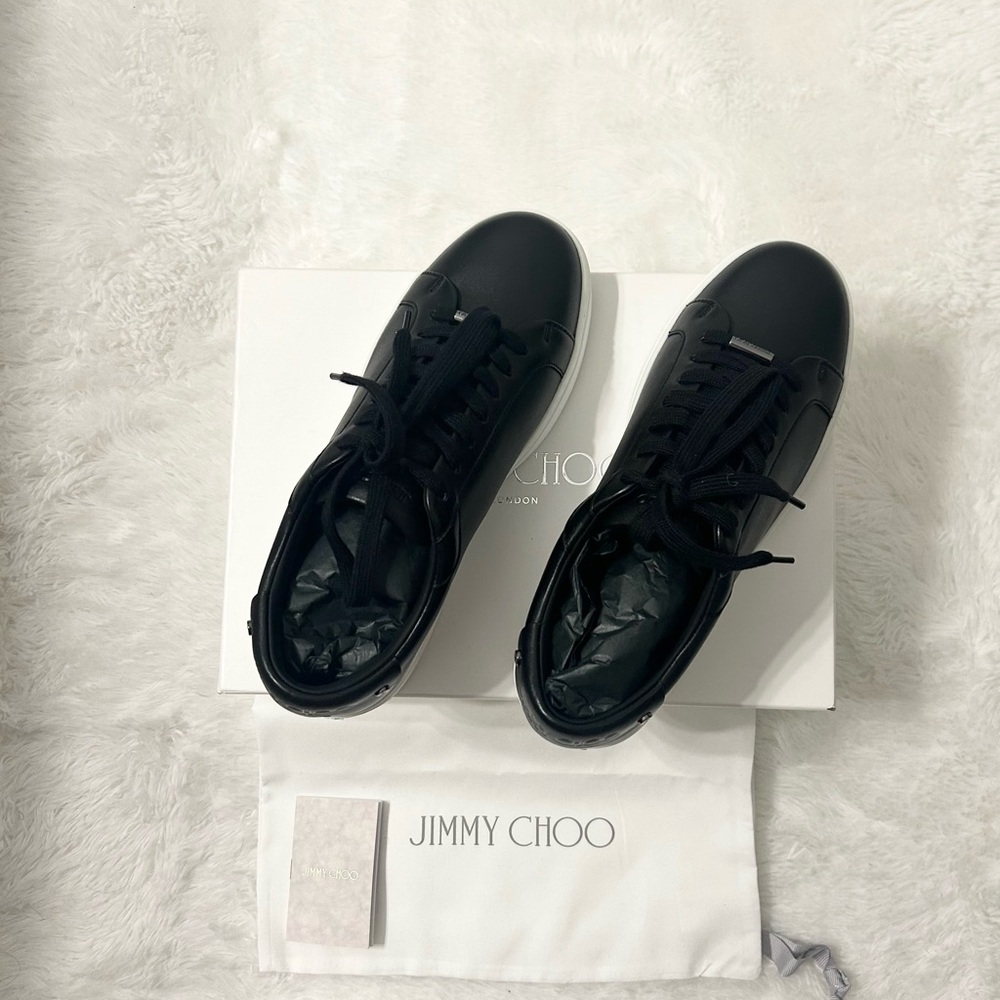 Jimmy Choo Rome Calf Sneakers - Picture 7 of 15